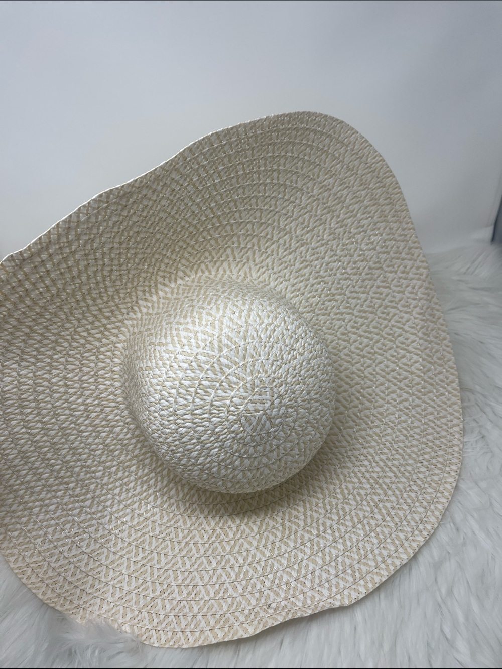 3-Pack Women’s Wide Brim Floppy Sun Hats Black Cream Tan - Picture 6 of 7